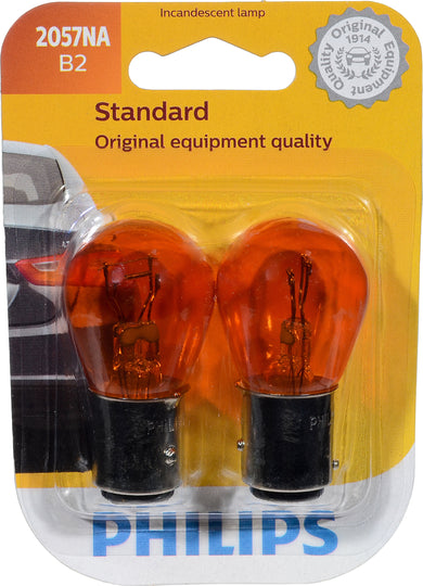 2057NAB2 Philips Standard Miniature 2057NA - Standard - Twin Blister Pack Philips Bulbs
