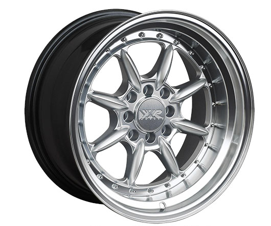 025580831 - XXR 002.5 15X8 4X114.3 / 4X100 20mm Hyper Silver / Machined Lip - XXR Wheels Canada