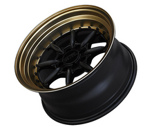 Load image into Gallery viewer, 025580863 - XXR 002.5 15X8 4X114.3 / 4X100 20mm Flat Black / Bronze Lip - XXR Wheels Canada
