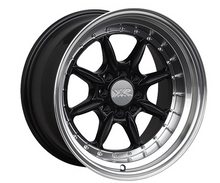 Load image into Gallery viewer, 025584621 - XXR 002.5 15X8 4X114.3 / 4X100 0mm Black / Machined Lip - XXR Wheels Canada