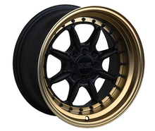 Load image into Gallery viewer, 025584663 - XXR 002.5 15X8 4X114.3 / 4X100 0mm Flat Black / Bronze Lip - XXR Wheels Canada
