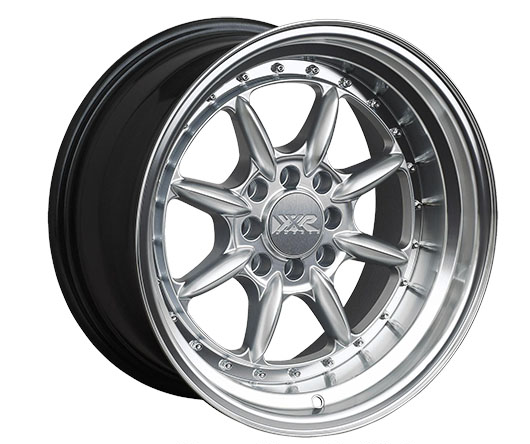 025680831 - XXR 002.5 16X8 4X114.3 / 4X100 20mm Hyper Silver / Machined Lip - XXR Wheels Canada
