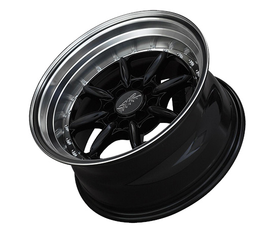 025684621 - XXR 002.5 16X8 4X100 / 4X114.3 0mm Black / Machined Lip - XXR Wheels Canada
