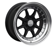 Load image into Gallery viewer, 025684621 - XXR 002.5 16X8 4X100 / 4X114.3 0mm Black / Machined Lip - XXR Wheels Canada
