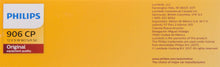 Load image into Gallery viewer, 906CP Philips Standard Miniature 906 - Standard - Multiple Commercial 10-Pack Philips Bulbs