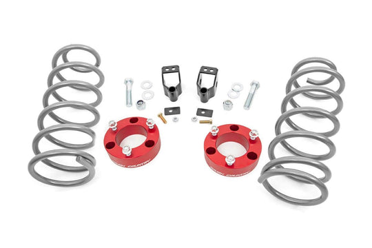 761RED 3 Inch Lift Kit - X-REAS - RR Springs - Red - Toyota 4Runner (03-09) Rough Country Canada
