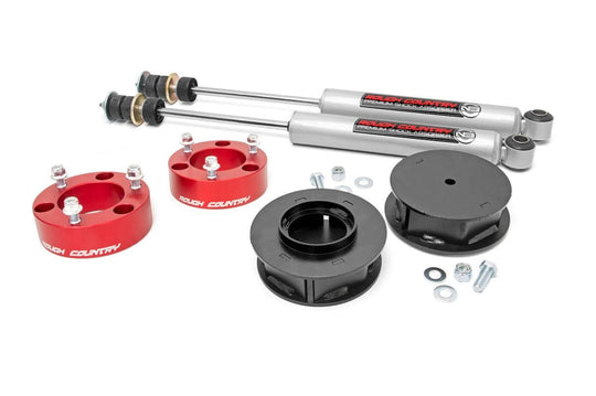 76530RED 3 Inch Lift Kit - Red Spacers - Toyota 4Runner (03-09)/FJ Cruiser (07-14) Rough Country Canada