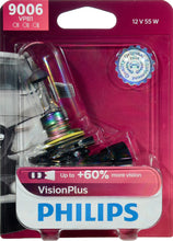Load image into Gallery viewer, 9006VPB1 Philips VisionPlus Headlight 9006 - VisionPlus - Single Blister Pack Philips Bulbs