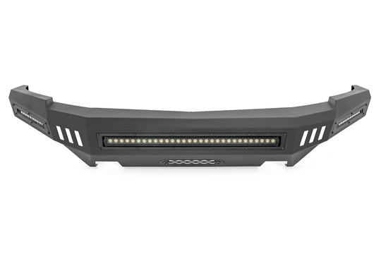 10911 Front High Clearance Bumper - BLK LEDs - Chevy Silverado 1500 (07-13) Rough Country Canada
