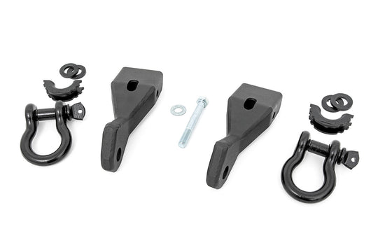 RS156 Tow Hook Brackets - D-Ring Combo - Chevy/GMC 1500 (07-13) Rough Country Canada