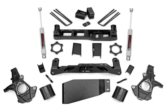 26230 5 Inch Lift Kit - Chevy Silverado & GMC Sierra 1500 4WD (2007-2013) Rough Country Canada