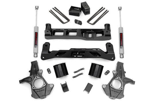 24831 5 Inch Lift Kit - Alum/Stamp Steel - Chevy/GMC 1500 (14-18) Rough Country Canada