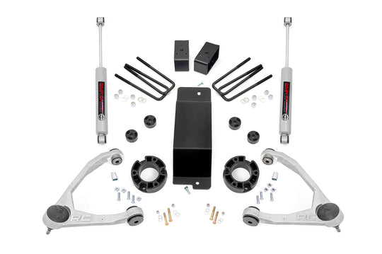 19431A 3.5 Inch Lift Kit - Alum/Cast Steel - Chevy/GMC 1500 (07-16) Rough Country Canada