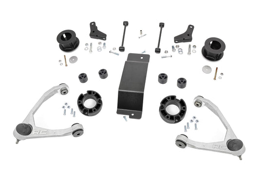 19331 3.5 Inch Lift Kit - Forged UCAs - Chevy/GMC SUV 1500 2WD/4WD (07-20) Rough Country Canada