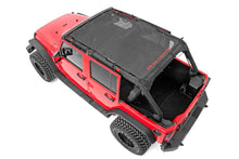 Load image into Gallery viewer, 85110 Mesh Bikini Top Plus - Black - Jeep Wrangler JK 2WD/4WD (2007-2018) Rough Country Canada