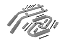 Load image into Gallery viewer, 6503GRAY Grab Handles - Steel - FR &amp; RR - Gray - Jeep Wrangler JK (07-18) Rough Country Canada