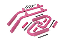 Charger l'image dans la galerie, 6503PINK Grab Handles - Steel - FR &amp; RR - Pink - Jeep Wrangler JK (07-18) Rough Country Canada