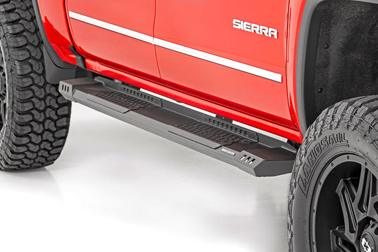 SRB071777 HD2 Running Boards - Ext Cab - Chevy/GMC 1500/2500HD/3500HD (07-19) Rough Country Canada