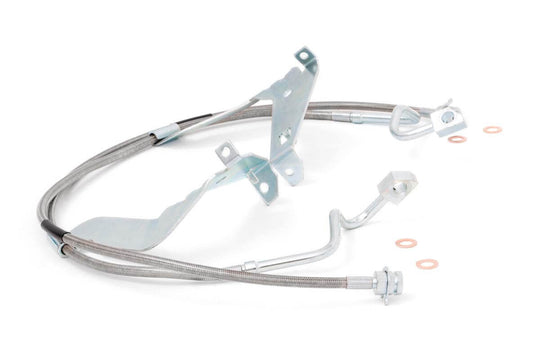 89710 Brake Lines - Stainless - FR - 4-6 Inch Lift - Ford Super Duty (08-16) Rough Country Canada
