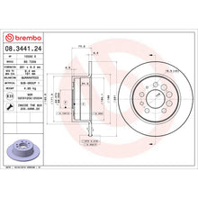 Load image into Gallery viewer, 08.3441.24 Brembo Premium Front Brake Rotor Brembo Brake Canada