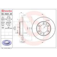 Load image into Gallery viewer, 08.4504.20 Brembo Solid Standard Rotor Brembo Brake Canada