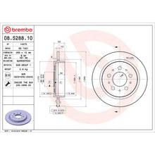 Load image into Gallery viewer, 08.5288.10 Brembo Solid Standard Rotor Brembo Brake Canada