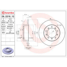 Load image into Gallery viewer, KT00929 Brembo Ceramic Brake Pad and Standard Solid  Brake Disc Kit Brembo Brake Canada