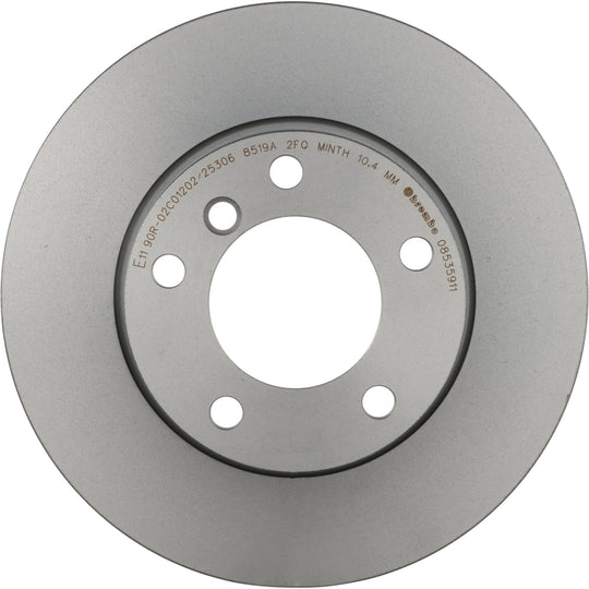 KT00B30 Brembo Ceramic Brake Pad and UV Coated Solid  Brake Disc Kit Brembo Brake Canada