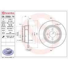 Charger l'image dans la galerie, 08.5569.14 Brembo Premium Rear Brake Rotor Brembo Brake Canada