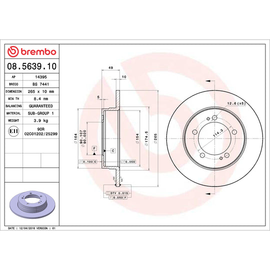 KT00188 Brembo Disc Brake Kit Brembo Brake Canada