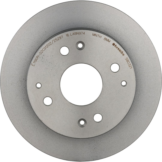 KT00534 Brembo Ceramic Brake Pad and UV Coated Solid  Brake Disc Kit Brembo Brake Canada