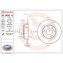 Load image into Gallery viewer, KT00873 Brembo Ceramic Brake Pad and Standard Solid  Brake Disc Kit Brembo Brake Canada