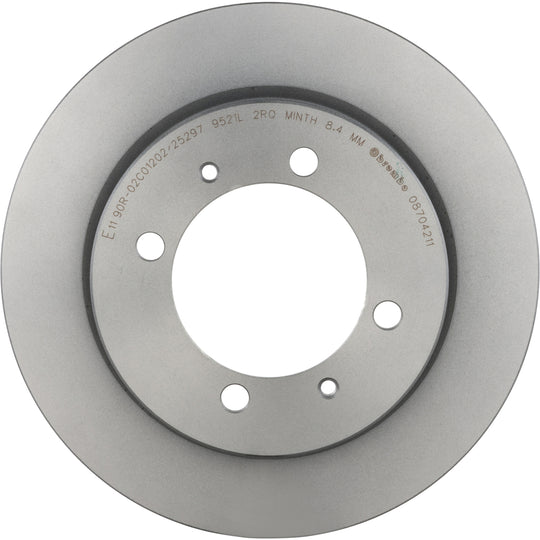 08.7042.11 Brembo UV Coated Solid Brake Rotor Brembo Brake Canada