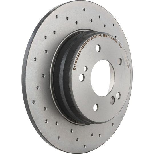 08.7211.2X Brembo Premium UV Coated Rear XTRA Cross Drilled Brake Rotor Brembo Brake Canada