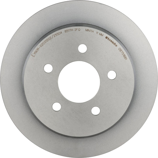 08.7518.81 Brembo Premium UV Coated Rear Brake Rotor Brembo Brake Canada