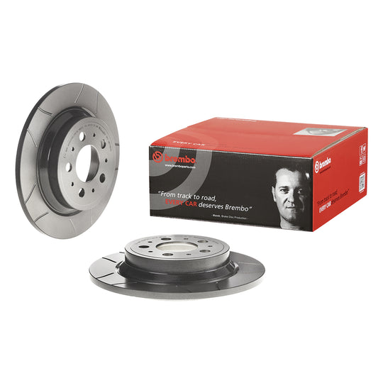 08.7765.75 Brembo Premium Max Slotted UV Coated Rotor Brembo Brake Canada