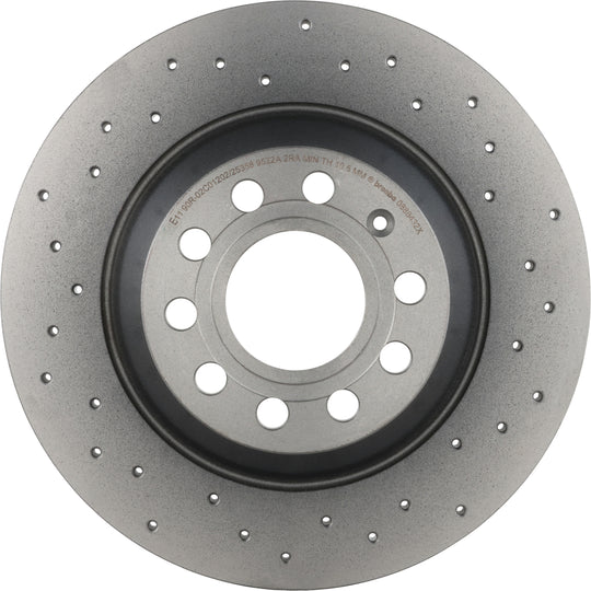 08.8843.2X Brembo Premium UV Coated Rear XTRA Cross Drilled Brake Rotor Brembo Brake Canada