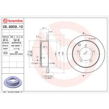 Load image into Gallery viewer, 08.8909.10 Brembo Solid Standard Rotor Brembo Brake Canada