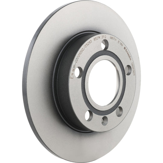 KT04200 Brembo Low-Met Brake Pad and UV Coated Solid  Brake Disc Kit Brembo Brake Canada