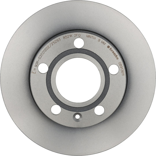 KT04284 Brembo Low-Met Brake Pad and UV Coated Solid  Brake Disc Kit Brembo Brake Canada