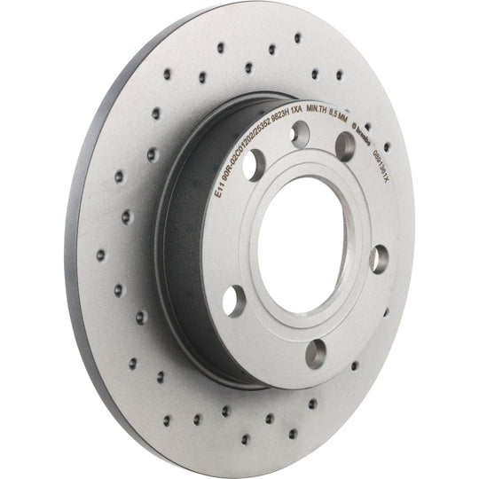 KTX0130 Brembo Ceramic Brake Pad and XTRA Solid Drilled Brake Disc Kit Brembo Brake Canada