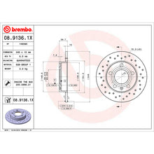 Load image into Gallery viewer, KTX0096 Brembo Ceramic Brake Pad and XTRA Solid Drilled Brake Disc Kit Brembo Brake Canada