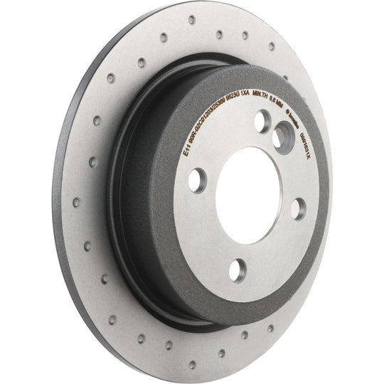 08.9163.1X Brembo Premium UV Coated Rear XTRA Cross Drilled Brake Rotor Brembo Brake Canada