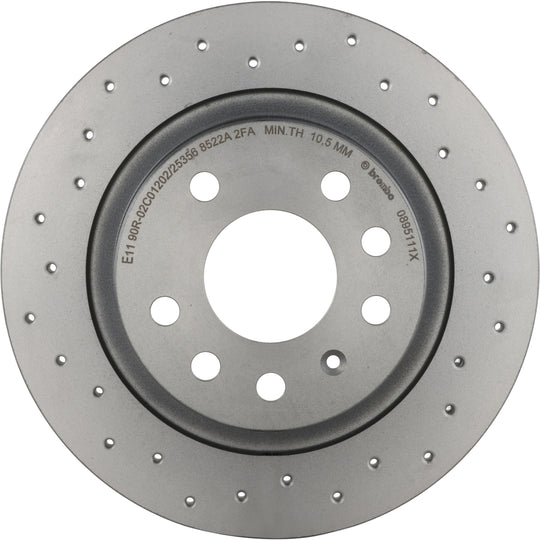 KTX0118 Brembo Ceramic Brake Pad and XTRA Solid Drilled Brake Disc Kit Brembo Brake Canada