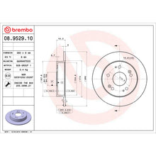 Load image into Gallery viewer, 08.9529.10 Brembo Solid Standard Rotor Brembo Brake Canada