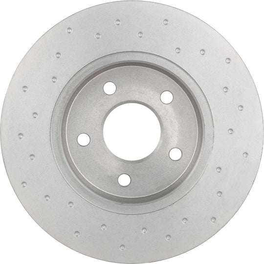 KTX0095 Brembo Ceramic Brake Pad and XTRA Solid Drilled Brake Disc Kit Brembo Brake Canada