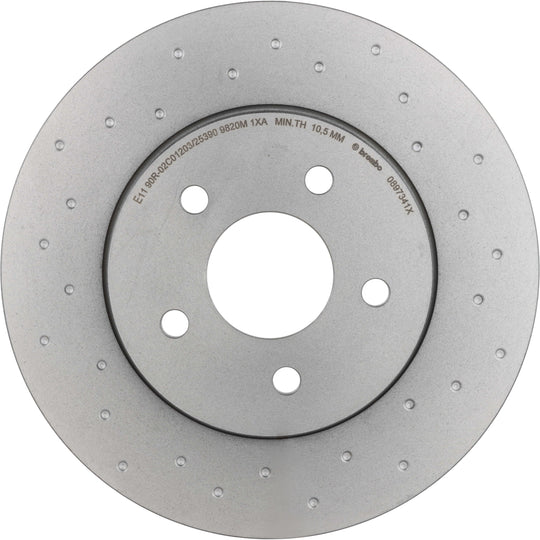 KTX4064 Brembo Low-Met Brake Pad and XTRA Solid Drilled Brake Disc Kit Brembo Brake Canada