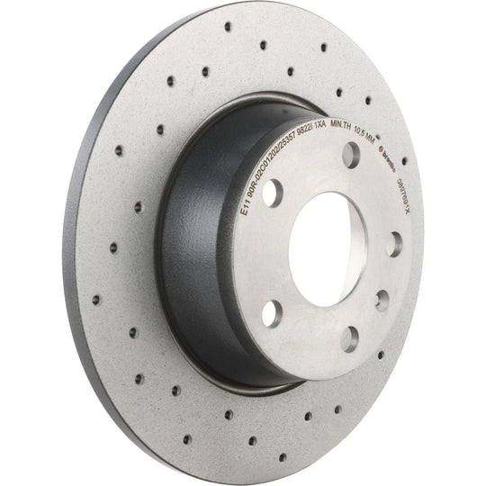 KTX0097 Brembo Ceramic Brake Pad and XTRA Solid Drilled Brake Disc Kit Brembo Brake Canada