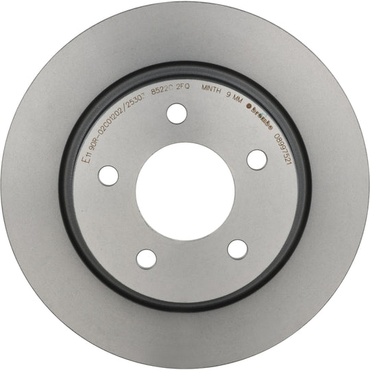 KT00513 Brembo Ceramic Brake Pad and UV Coated Solid  Brake Disc Kit Brembo Brake Canada