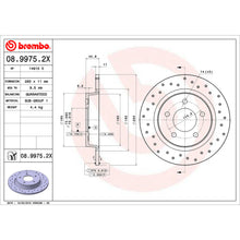 Load image into Gallery viewer, KTX0098 Brembo Ceramic Brake Pad and XTRA Solid Drilled Brake Disc Kit Brembo Brake Canada
